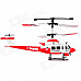 Mini Rechargeable 3.5-CH IR Control Simulation R/C Helicopter - Red + White + Black