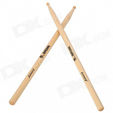 Instrument Wooden Jazz Drum Sticks - White (Pair/40cm)