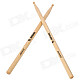 Instrument Wooden Jazz Drum Sticks - White (Pair/40cm)