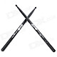 HUN Instrument Maple Wood Jazz Drum Sticks - Black (Pair)