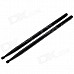 HUN Instrument Maple Wood Jazz Drum Sticks - Black (Pair)