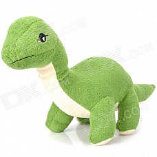 Cute Short Plush Fabric Dinosaur Style Toy Doll - Green