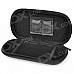 Protective Hard Artificial Leather Pouch Case for PSP 1000 / 2000 / 3000 - Black