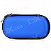 Protective Hard Artificial Leather Pouch Case for PSP 1000 / 2000 / 3000 - Dark Blue