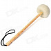 Instrument Cotton + Wood Gong Mallet - White