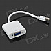Thunderbolt to VGA Female Video Adapter Cable - White (15cm)