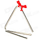 Rhythm Percussion Musical Instrument Metal Rod / Triangle Frame - Silver