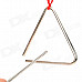 Rhythm Percussion Musical Instrument Metal Rod / Triangle Frame - Silver