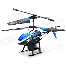 V319 Rechargeable 3.5-CH Water Spray IR R/C Helicopter w/ Gyroscope - Blue + Black