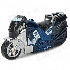 Cool Motorcycle Style Windproof Butane Jet Lighter -Blue