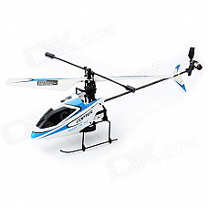 V911 2.4GHz 4-CH Single Propeller Radio Control Helicopter w/ Gyro - Blue + White