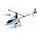 V911 2.4GHz 4-CH Single Propeller Radio Control Helicopter w/ Gyro - Blue + White