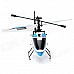 V911 2.4GHz 4-CH Single Propeller Radio Control Helicopter w/ Gyro - Blue + White