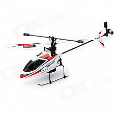 V911 2.4GHz 4-CH Single Propeller Radio Control Helicopter w/ Gyro - Red + White