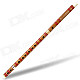 Handcrafted Chinese Traditional Bamboo Flute - Red + Yellow (F-Key)