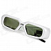 Universal USB Rechargeable 3D Active Shutter Glasses for DLP Projectors - White