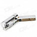 j015 Vintage Galvanized Iron Oil Lighter - Silver