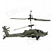 U803 IR Controlled Rechargeable 3.5-CH R/C Helicopter - Army Green