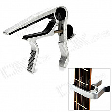 DD-GP004F Nickel Plated Capo for Folk Guitar - Black + Silver