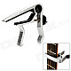 DD-GP004F Nickel Plated Capo for Folk Guitar - Black + Silver