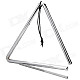 Musical Instrument Rhythm Percussion Metal Rod / Triangle Frame - Silver