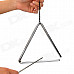 Musical Instrument Rhythm Percussion Metal Rod / Triangle Frame - Silver