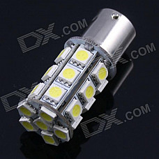 1156 4W 350LM 24X5050 SMD LED White Light Car Decoration Lamp