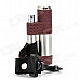 Outdoor Zinc Alloy Wind Resistant Butane Jet Lighter - Brown