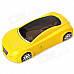 Creative Sports Car Style Windproof Butane Jet Lighter - Yellow + Black