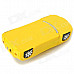 Creative Sports Car Style Windproof Butane Jet Lighter - Yellow + Black