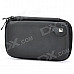 Protective Hard Artificial Leather Carrying Pouch for Nintendo 3DS - Black