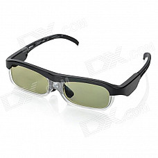 3D Active Shutter Glasses for DLP-Link Ready Projector - Black + Transparent
