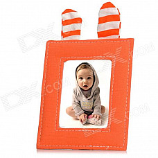 f1-2 Cute Rabbit Style Photo Frame - Orange