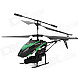 Mini Rechargeable 3.5-CH IR R/C Bullet Shooting Helicopter - Black + Green