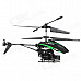 Mini Rechargeable 3.5-CH IR R/C Bullet Shooting Helicopter - Black + Green