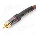 FUJICABLES 1-RCA Male to Male Connection Audio Cable - Brown (200cm)