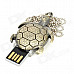 Tortoise Style Stainless Steel USB 2.0 Flash Drive - Copper (16GB)