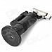 1300'C Dual Flame Stainless Steel Butane Jet Torch Lighter - Black + Silver