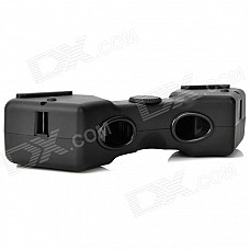 Fashion Computer PC Stereoscope Viewer 3D Stereo Movie Glasses - Black