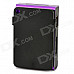 Rechargeable Screen Free MP3 Player w/ TF Slot / 3.5mm Jack - Purple + Black