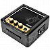 Portable 3'' Mini Guitar Amplifier w/ Removeable Belt Clip - Golden + Black (9V Battery)