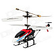 i348 Iphone / Ipad MINI Controlled Rechargeable 3.5-CH R/C IR Helicopter - White + Black + Red