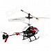 i348 Iphone / Ipad MINI Controlled Rechargeable 3.5-CH R/C IR Helicopter - White + Black + Red