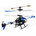 i348 Iphone / Ipad MINI Controlled Rechargeable 3.5-CH R/C IR Helicopter - Blue + Black + Red