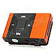 Rechargeable Screen Free MP3 Player w/ TF Slot / 3.5mm Jack - Orange + Black
