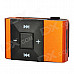 Rechargeable Screen Free MP3 Player w/ TF Slot / 3.5mm Jack - Orange + Black