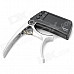 Portable 1.5'' LCD Tuner / Capo for Guitar and Bass - Silver + Black (1 x CR2032)