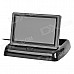 4.3" TFT LCD Folding Car Rear-View Stand Security Monitor and Camera Kit - Black