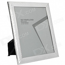 13807-8R Elegant 200 x 250mm Metal Photo Frame - Silver
