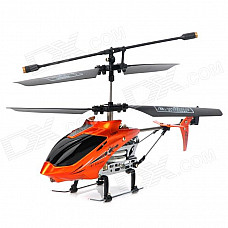 2010-2 Rechargeable 2.5-CH IR Controlled Aluminum Alloy R/C Helicopter - Orange + Black